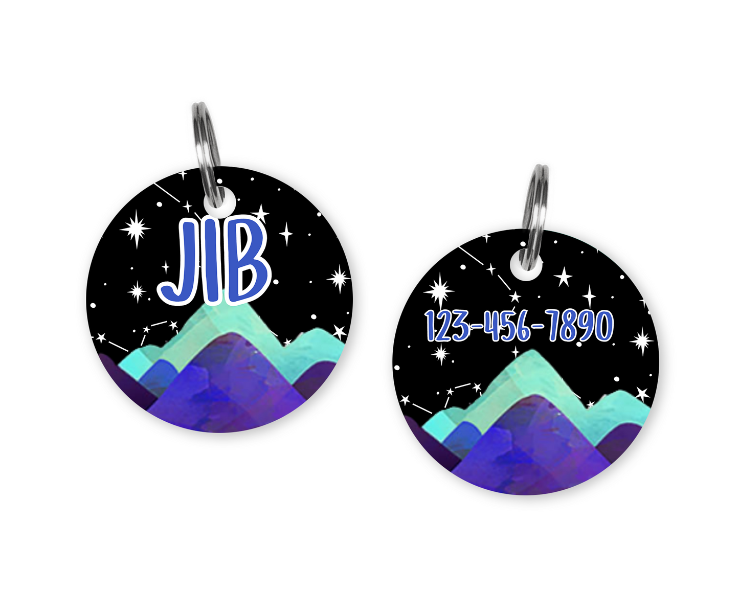 Aurora Peak Custom Dog ID Tag