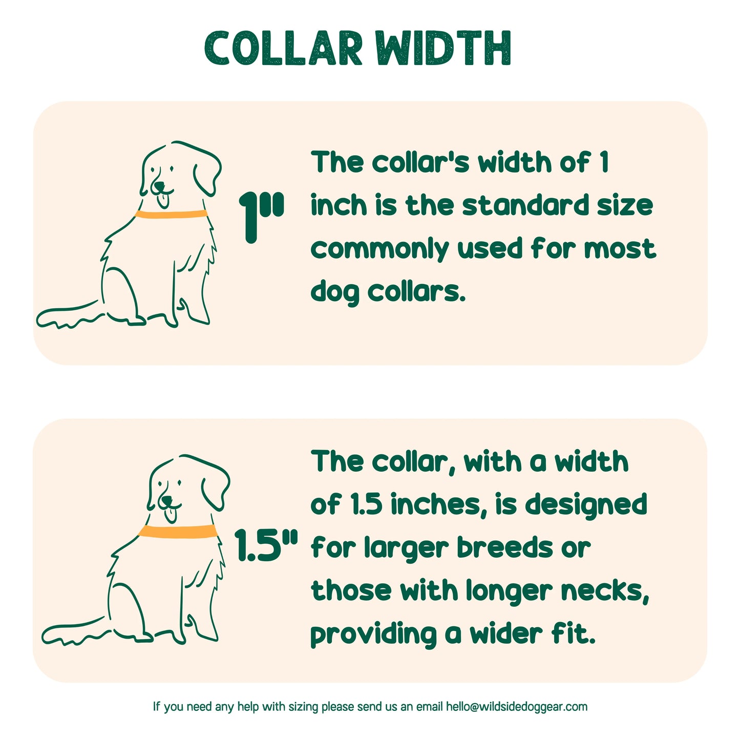 Pine Berry Water Resistant Dog Collar