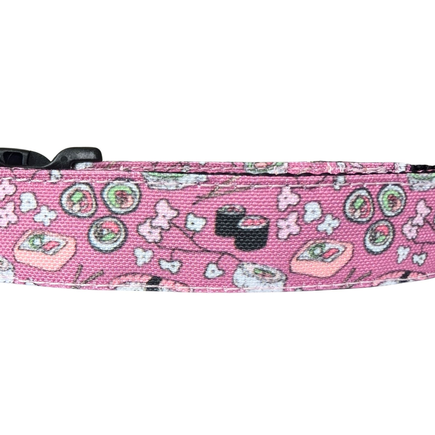 Cherry Blossom Plum Sushi Lightweight Dog Collar