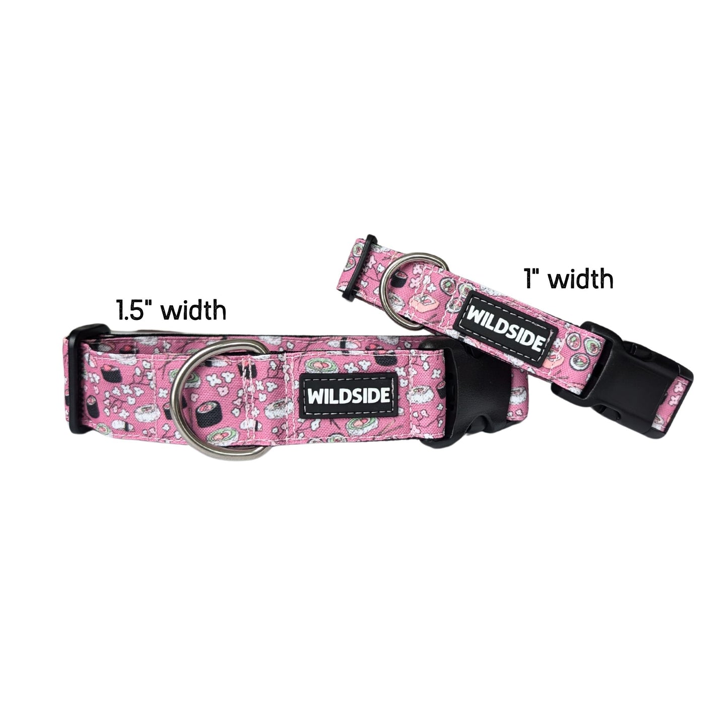Cherry Blossom Plum Sushi Lightweight Dog Collar