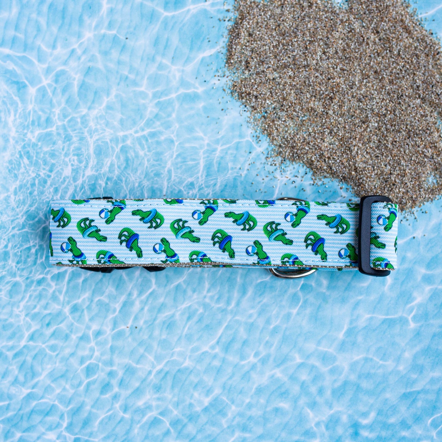 Dino Pool Pawty- Eco Canvas Collar