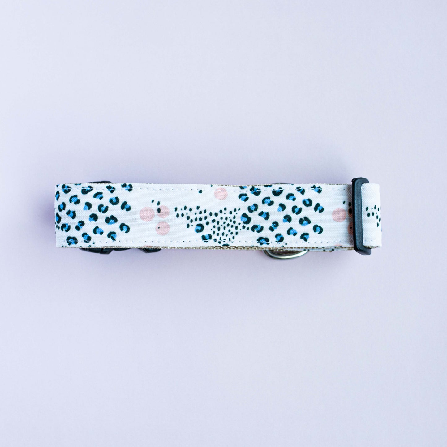 Light Pink Modern Cheetah - Eco Canvas Collar