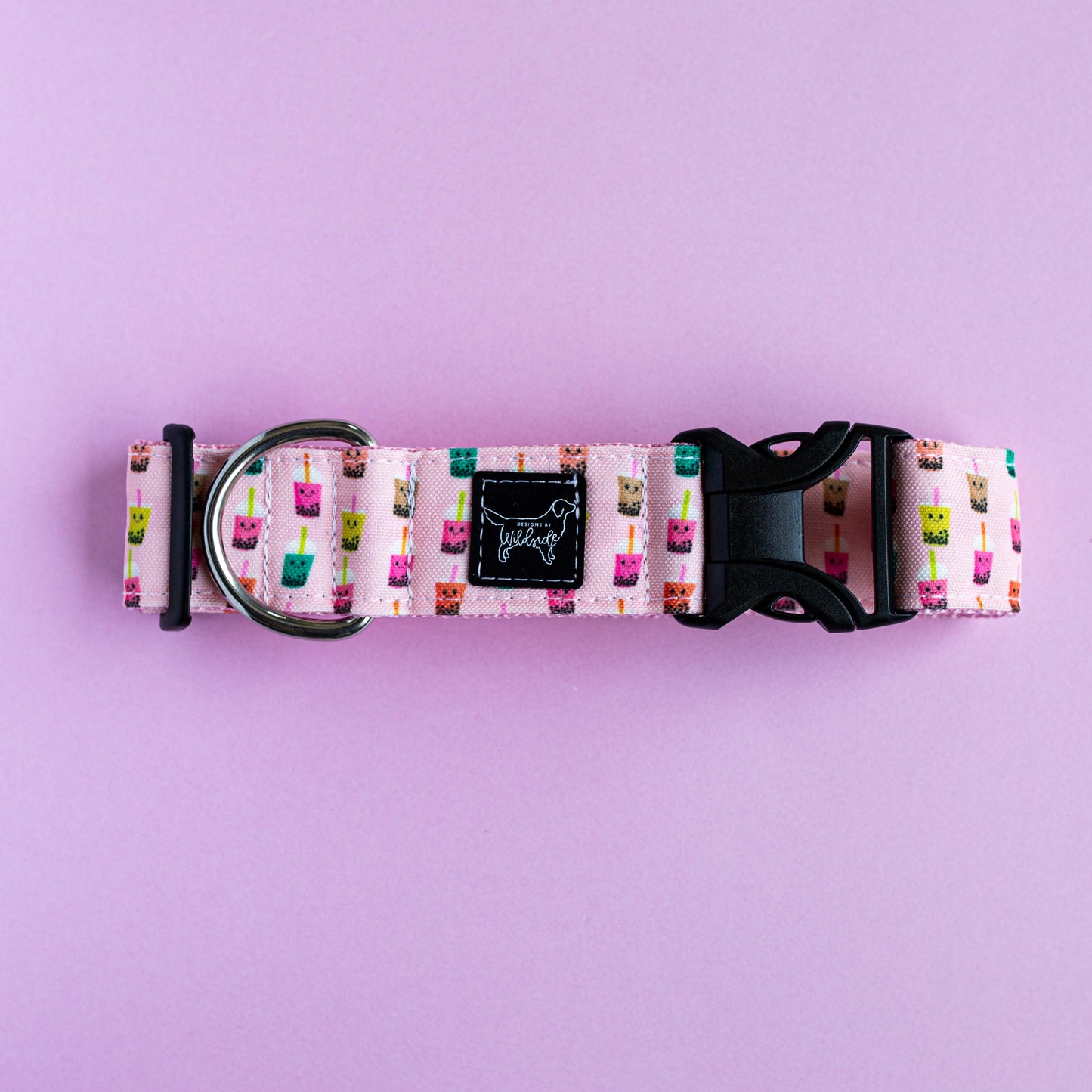 Pink Boba Eco Canvas Collar