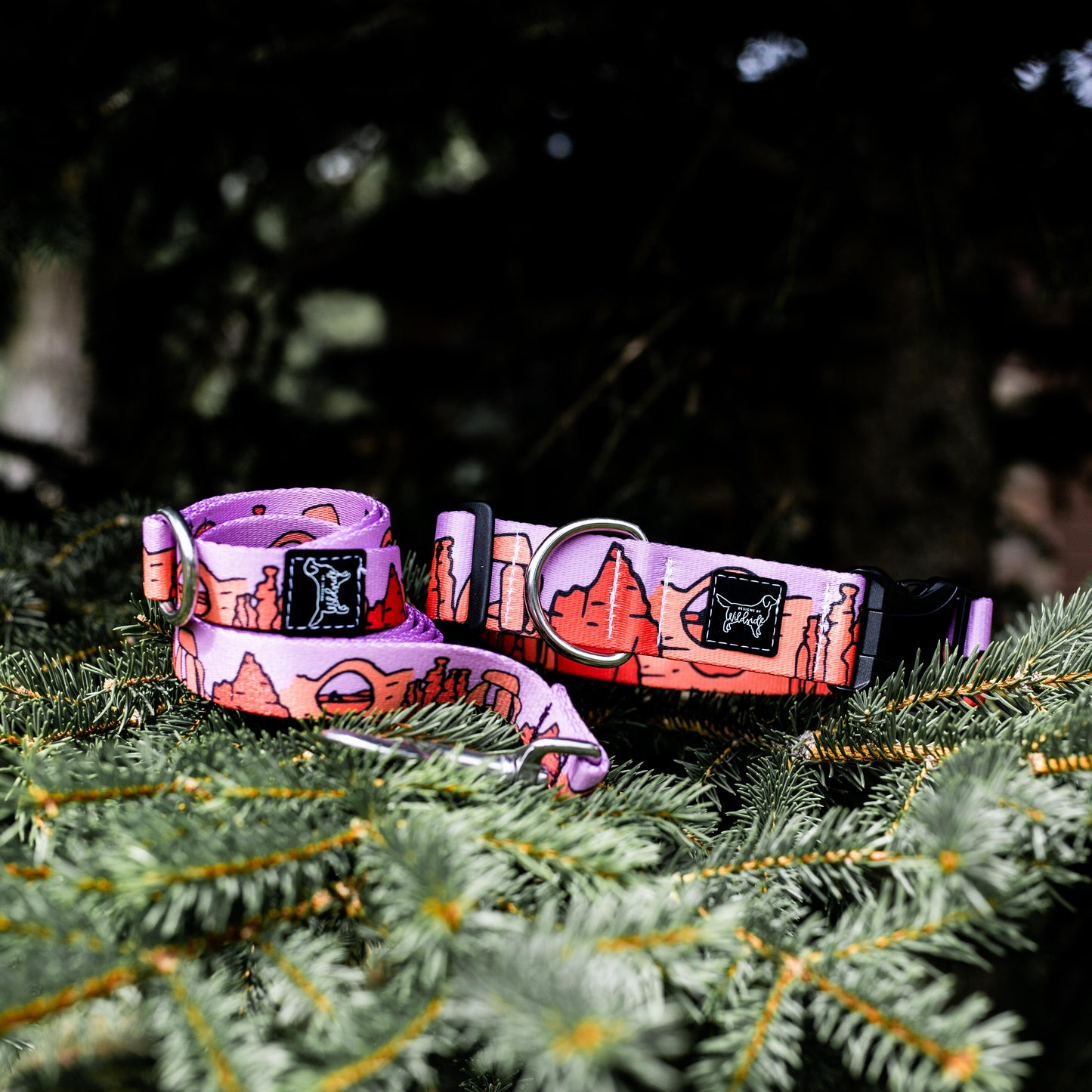 We Love Utah! Water Resistant Dog Collar ( Lilac )