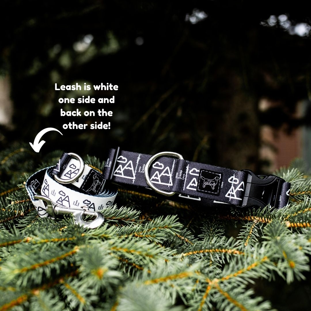 K2 Mountain Water Resistant Dog Collar (Black)