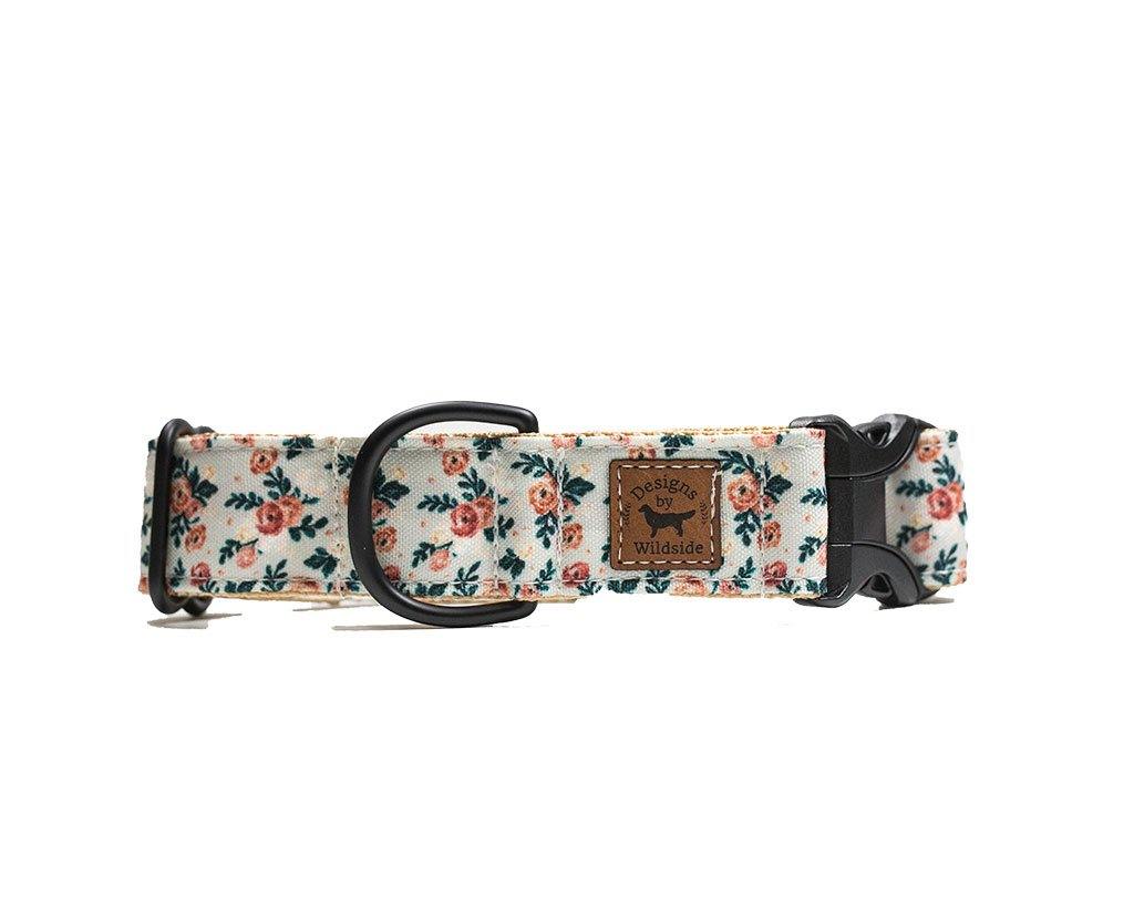 Dusty Pink Florals on Gray