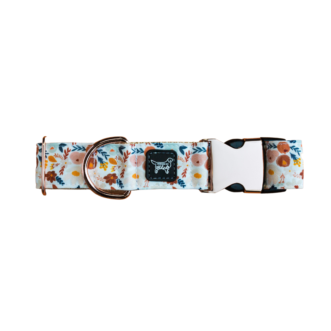 Desert Florals Eco-Canvas Dog Collar