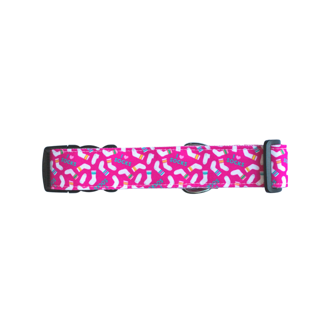 I Love Socks Eco Canvas Collar