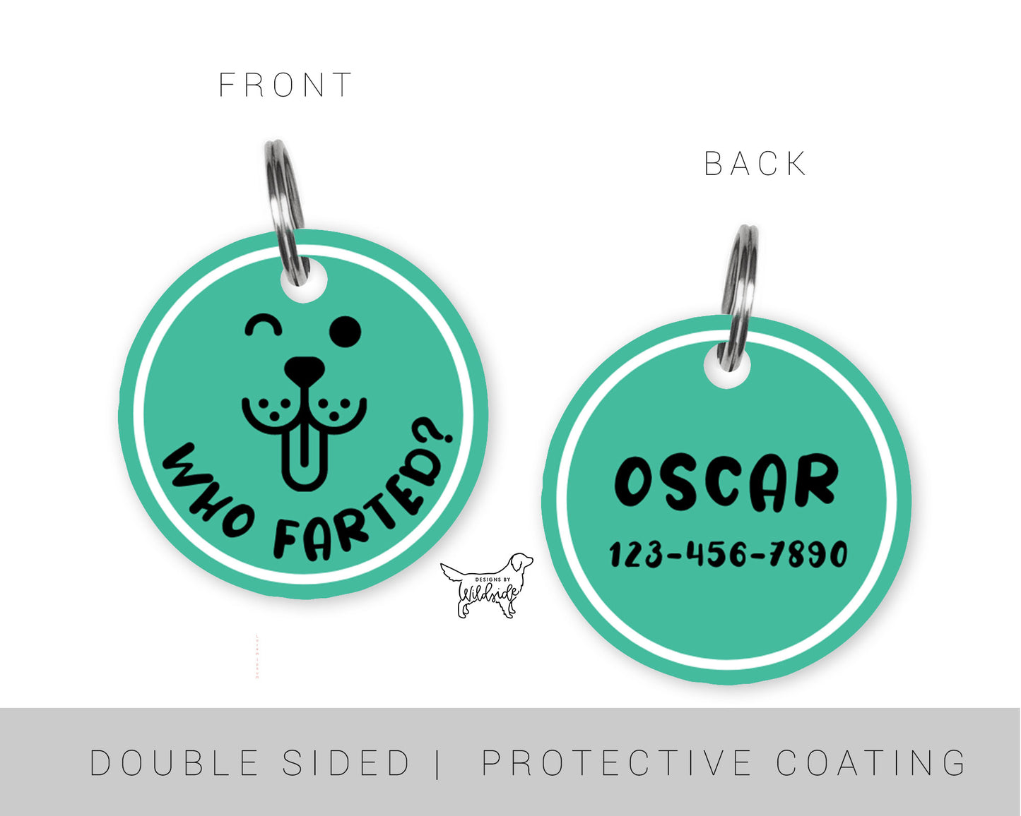 Who Farted? Custom Dog ID Tag