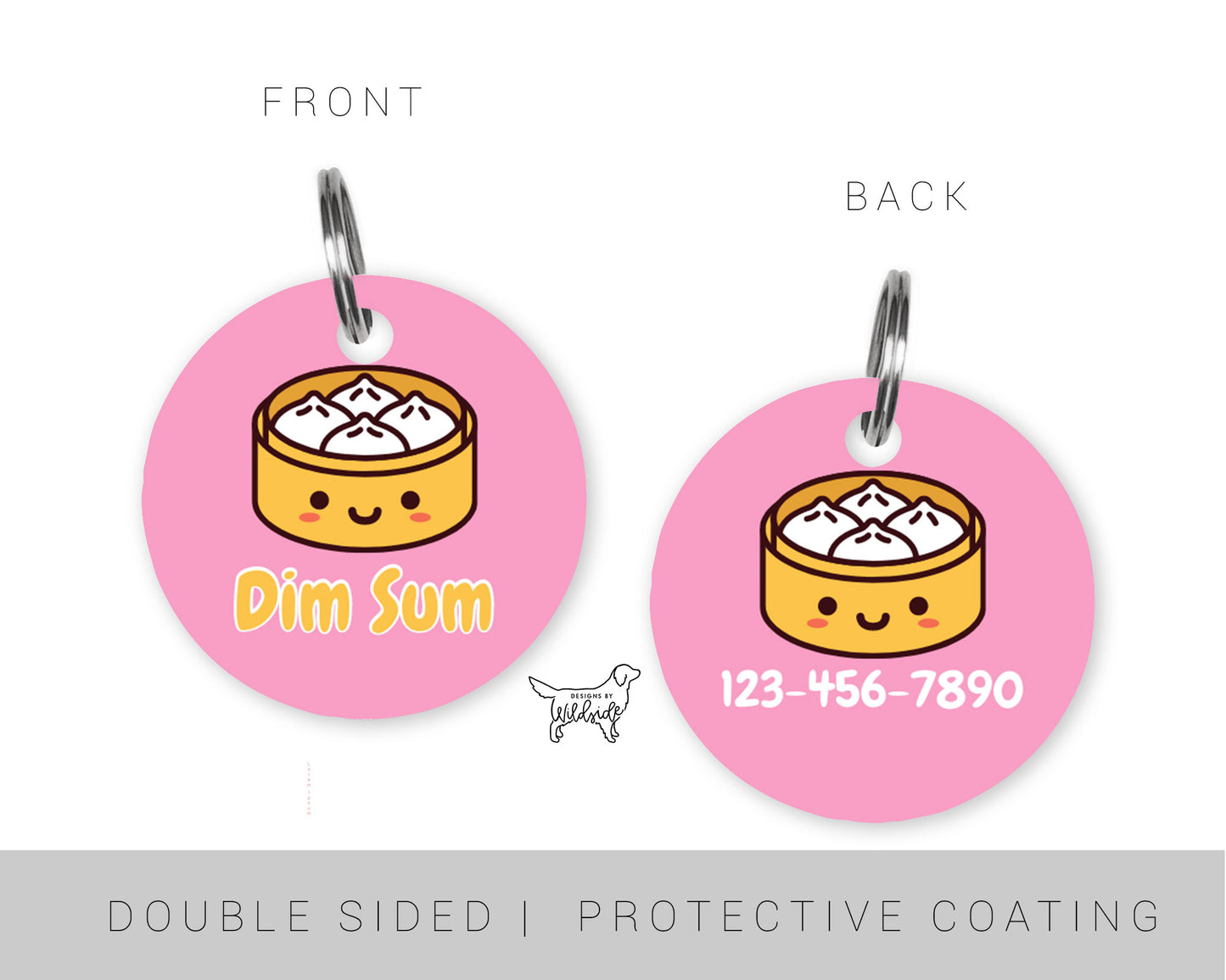 Dim Sum Custom Dog ID Tag