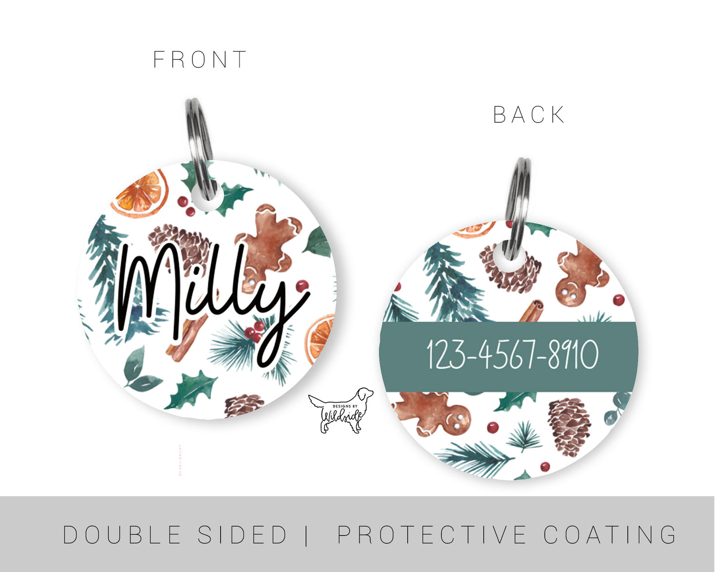 Merry & Spice Custom Dog ID Tag