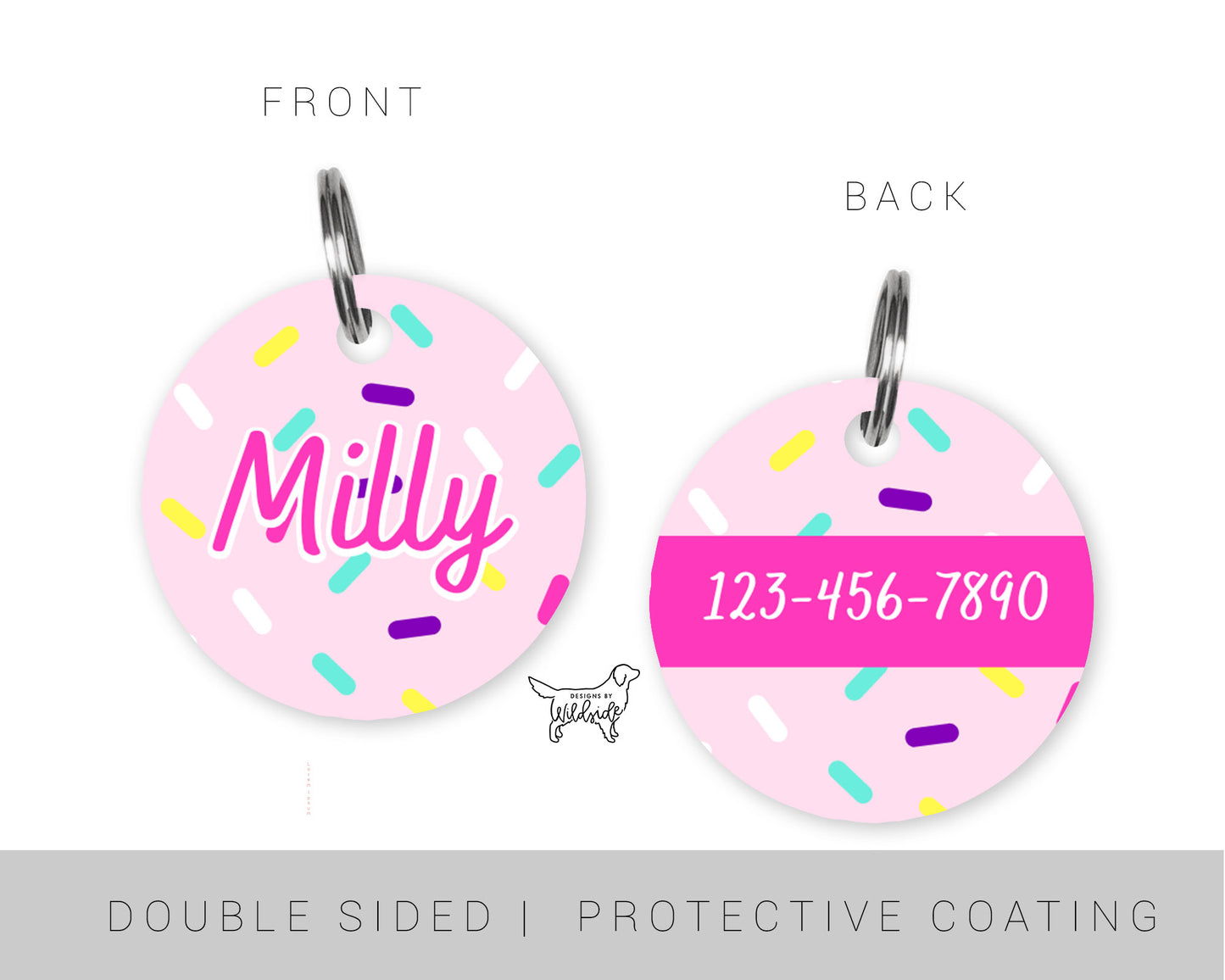 Sprinkles Custom Dog ID Tag