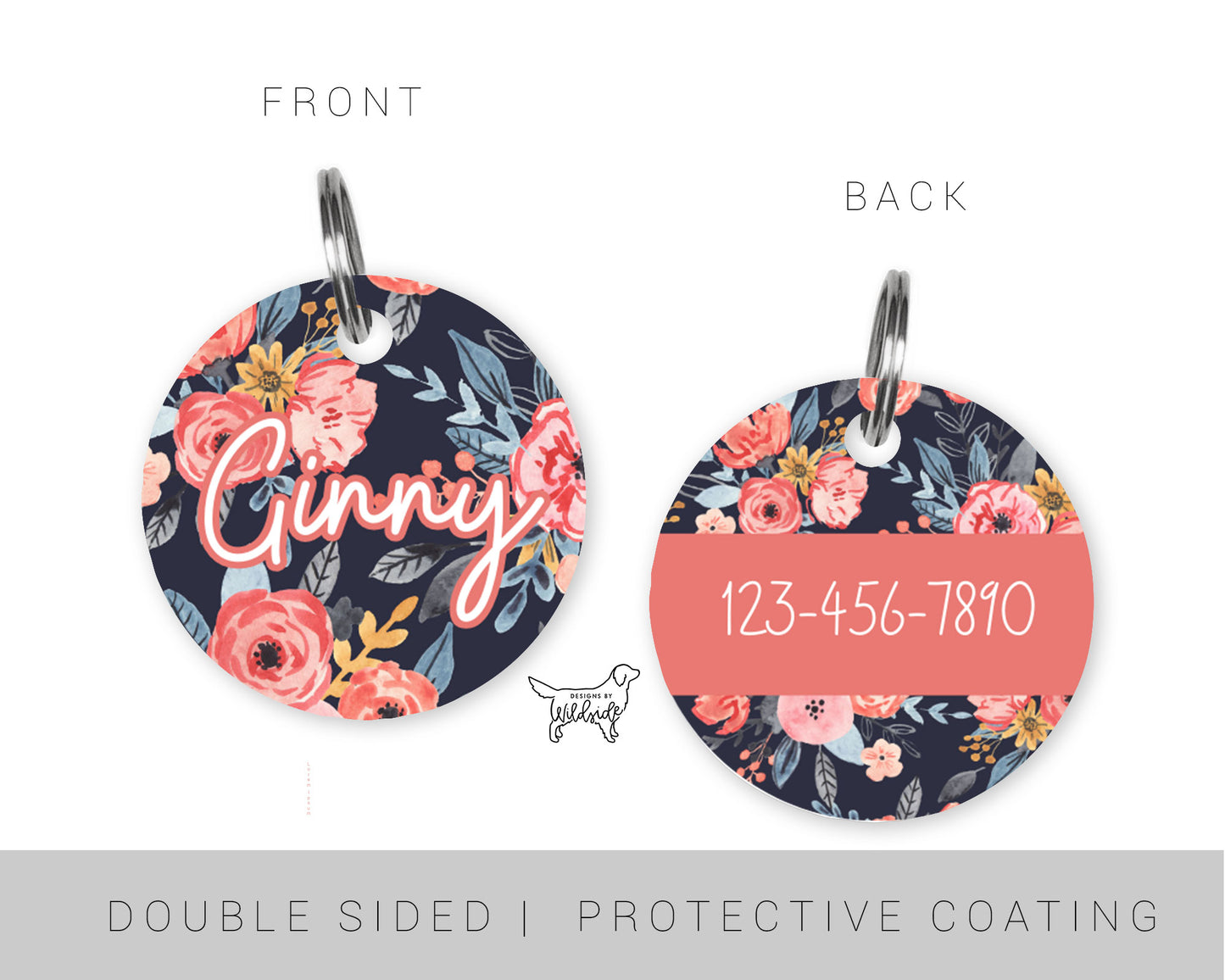 Wild Meadows Custom Dog ID Tag