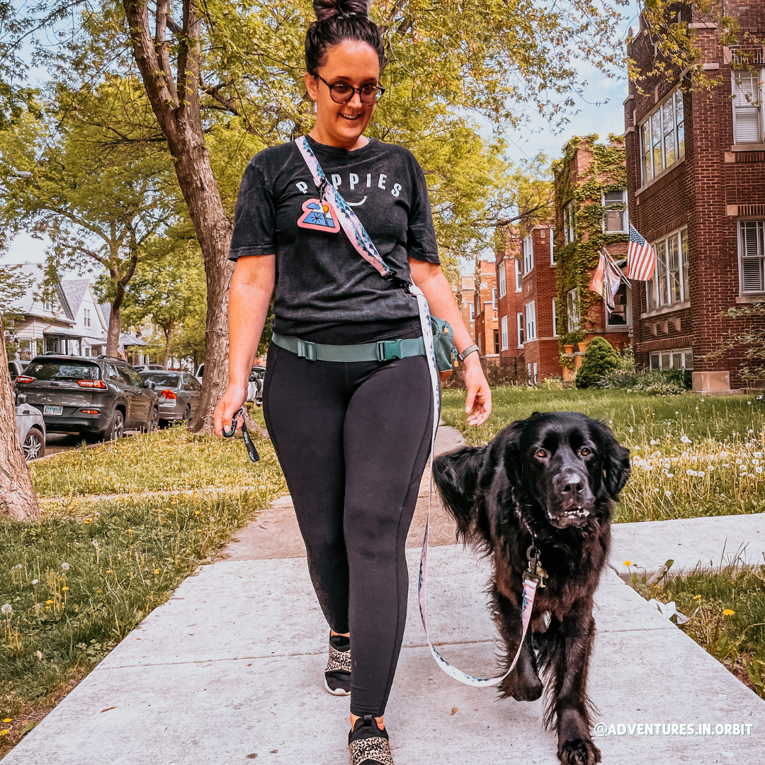 Hands-Free Cross Body Dog Leashes