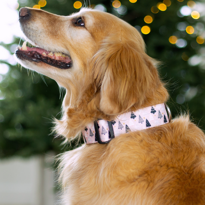 Pink Christmas Wonderland Rust Proof Collar
