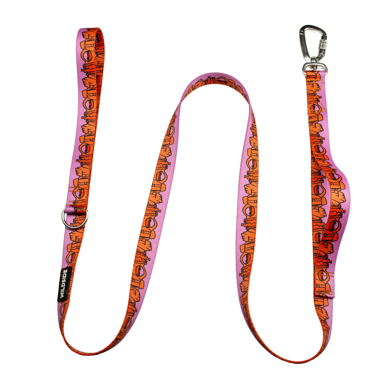 We Love Utah Dog Leash with Traffic Handle (lilac)- 6 Ft Rust Proof Adventure Leash