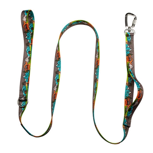 The Great National Parks Dog Leash with Traffic Handle - 6 Ft Rust Proof Adventure Leash