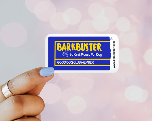 Barkbuster Membership Card Millennial Inspired Sticker