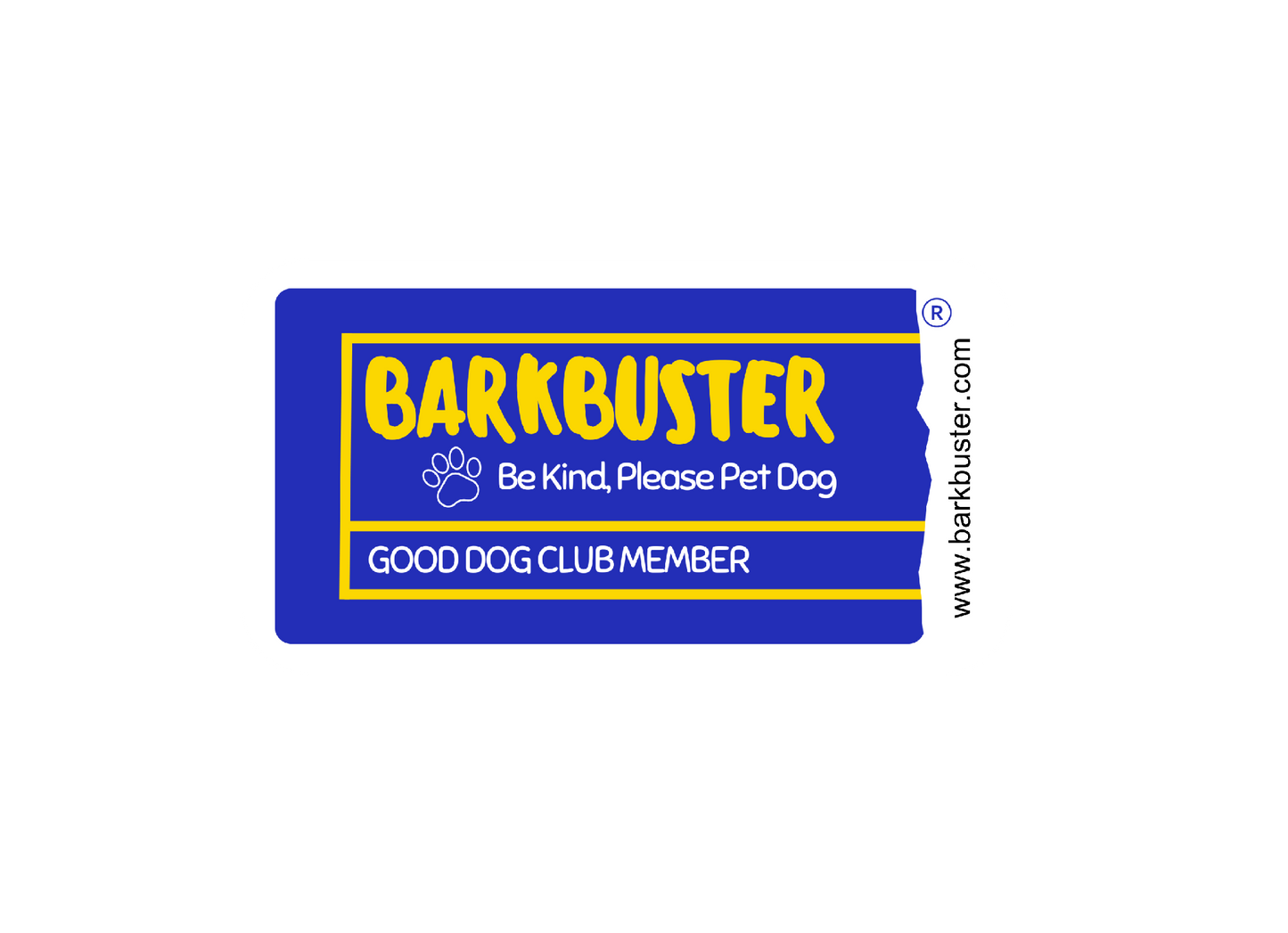 Barkbuster Membership Card Millennial Inspired Sticker