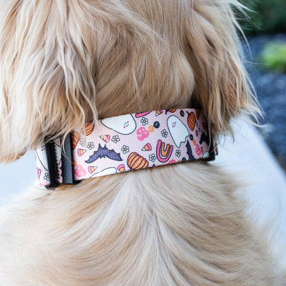 Cutie Pie Ghost Dog Collar + Leash Set — Adventure-Proof
