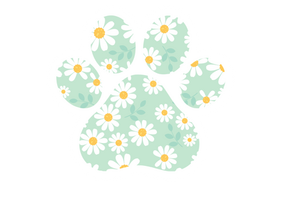 Daisy Paw Sticker