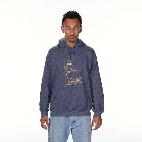 Snowboard Puppy Unisex Hoodie