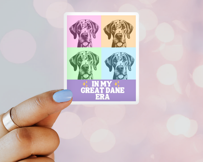 In My Great Dane Era – Taylor Swift-Inspired Vinyl Sticker