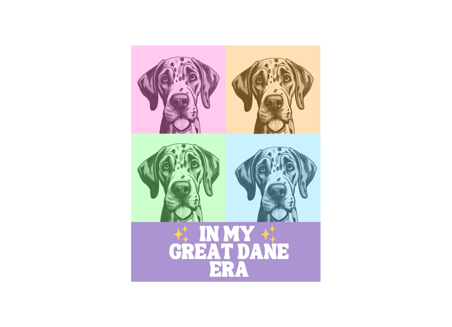 In My Great Dane Era – Taylor Swift-Inspired Vinyl Sticker