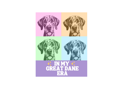 In My Great Dane Era – Taylor Swift-Inspired Vinyl Sticker