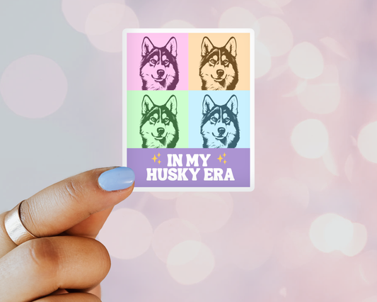 In My Husky Era – Taylor Swift-Inspired Vinyl Sticker