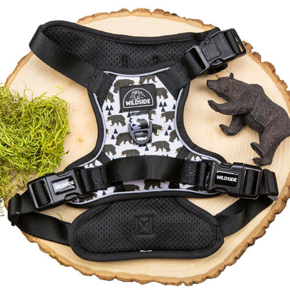 large dog harness, bear dog harness, boy dog harness, puppy dog harness adjustable, front clip dog harness, puppy dog harness with handle, dog training harness, best fitting harness 