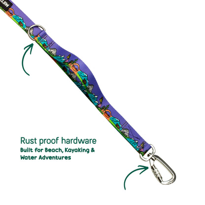 National Barkie Hands-Free Cross Body Dog Leash – Utah National Parks Inspired | 4-Way Adjustable