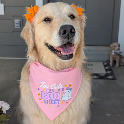 Too Cute For This Boo Sheet Bandana