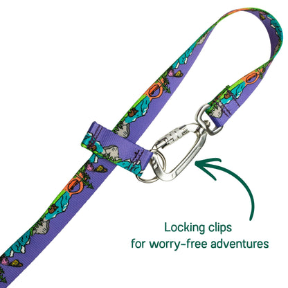 National Barkie Hands-Free Cross Body Dog Leash – Utah National Parks Inspired | 4-Way Adjustable