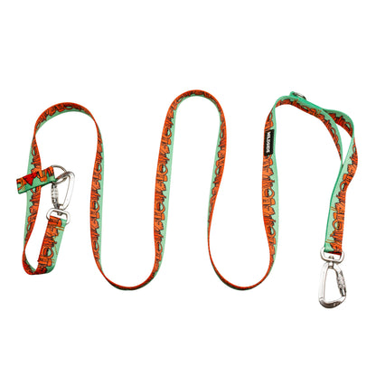 We Love Utah (mint) Hands-Free Cross Body Dog Leash – Utah National Parks Inspired | 4-Way Adjustable