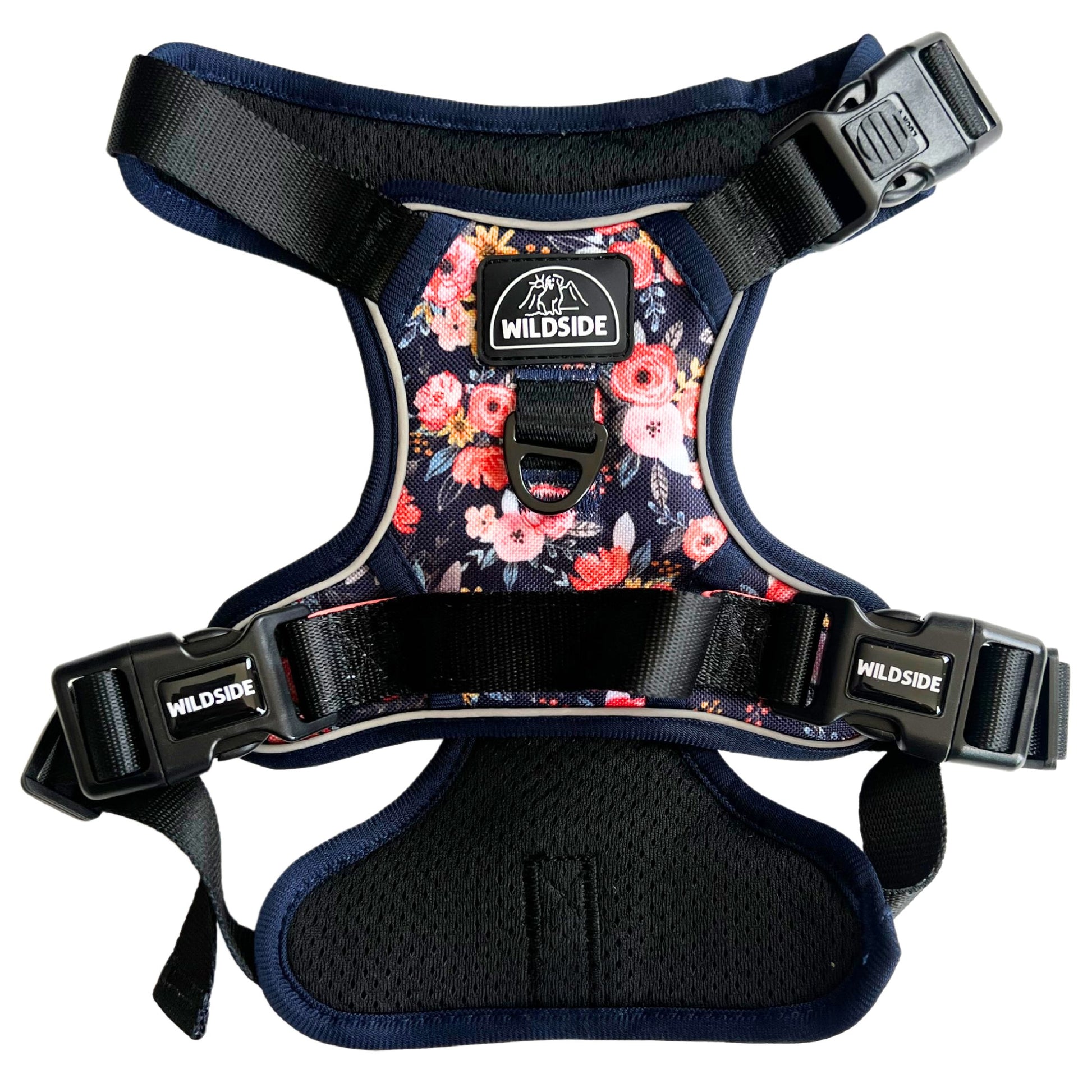 how dog harness should fit, how does dog harness go on, how to use dog harness, what dog harness is best to stop pulling, no pull dog harness, no slip over the head harness, dog harness for large dogs, dog harness with handle, durable dog harness, front clip dog harness, ruffwear dog harness, flower dog harness, puppy dog harness, front harness vs back harness