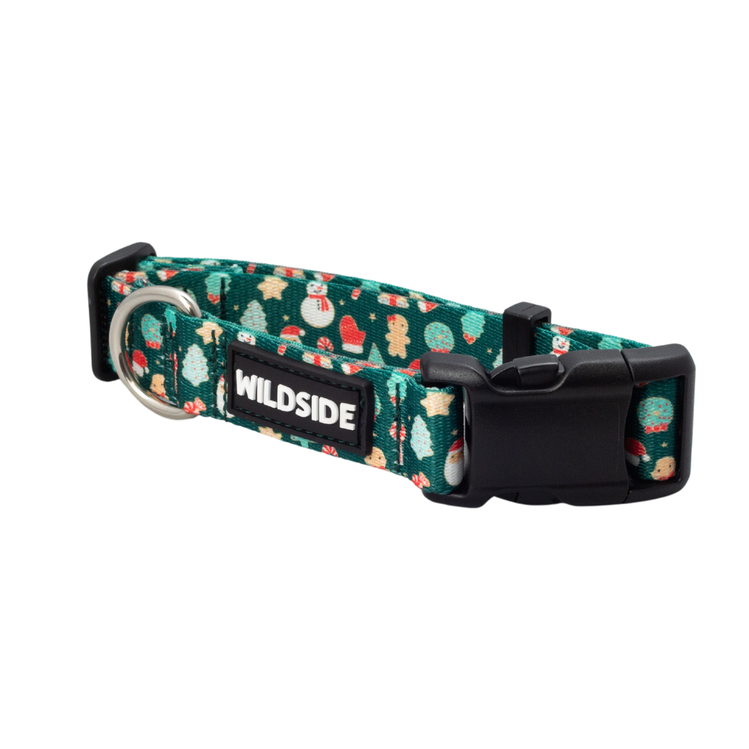 Christmas Cookies Rust Proof Dog Collar