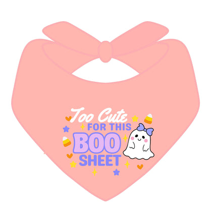 Too Cute For This Boo Sheet Bandana