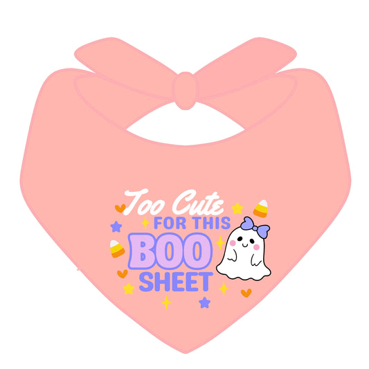 Too Cute For This Boo Sheet Bandana