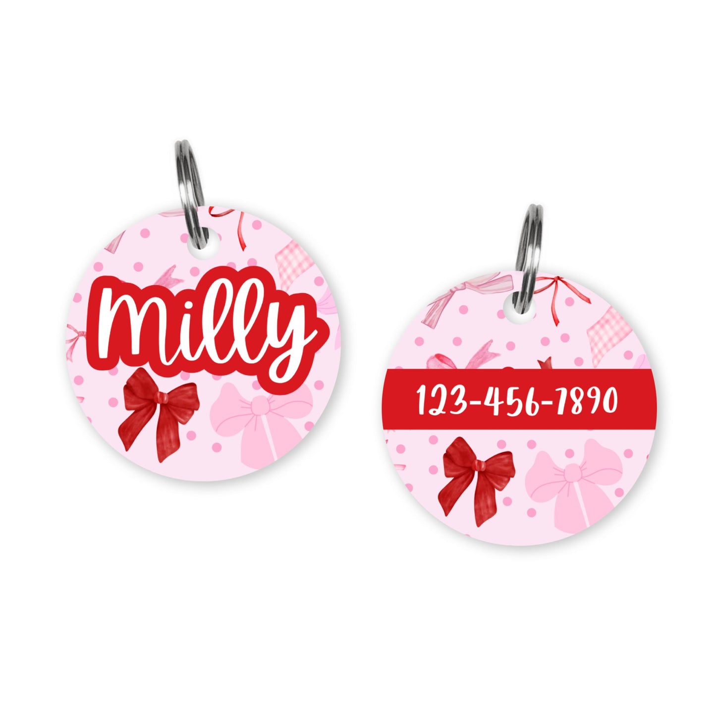 Sweetheart Bows Custom Dog ID Tag