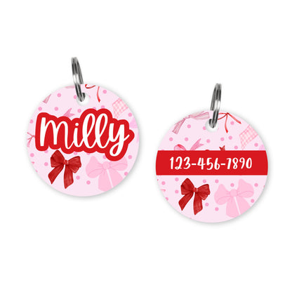 Sweetheart Bows Custom Dog ID Tag