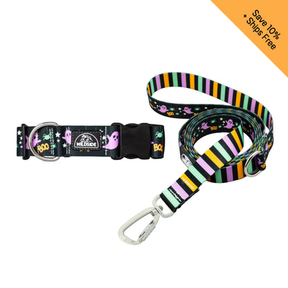 Too Cute To Spook Dog Collar + Leash Set — Adventure-Proof