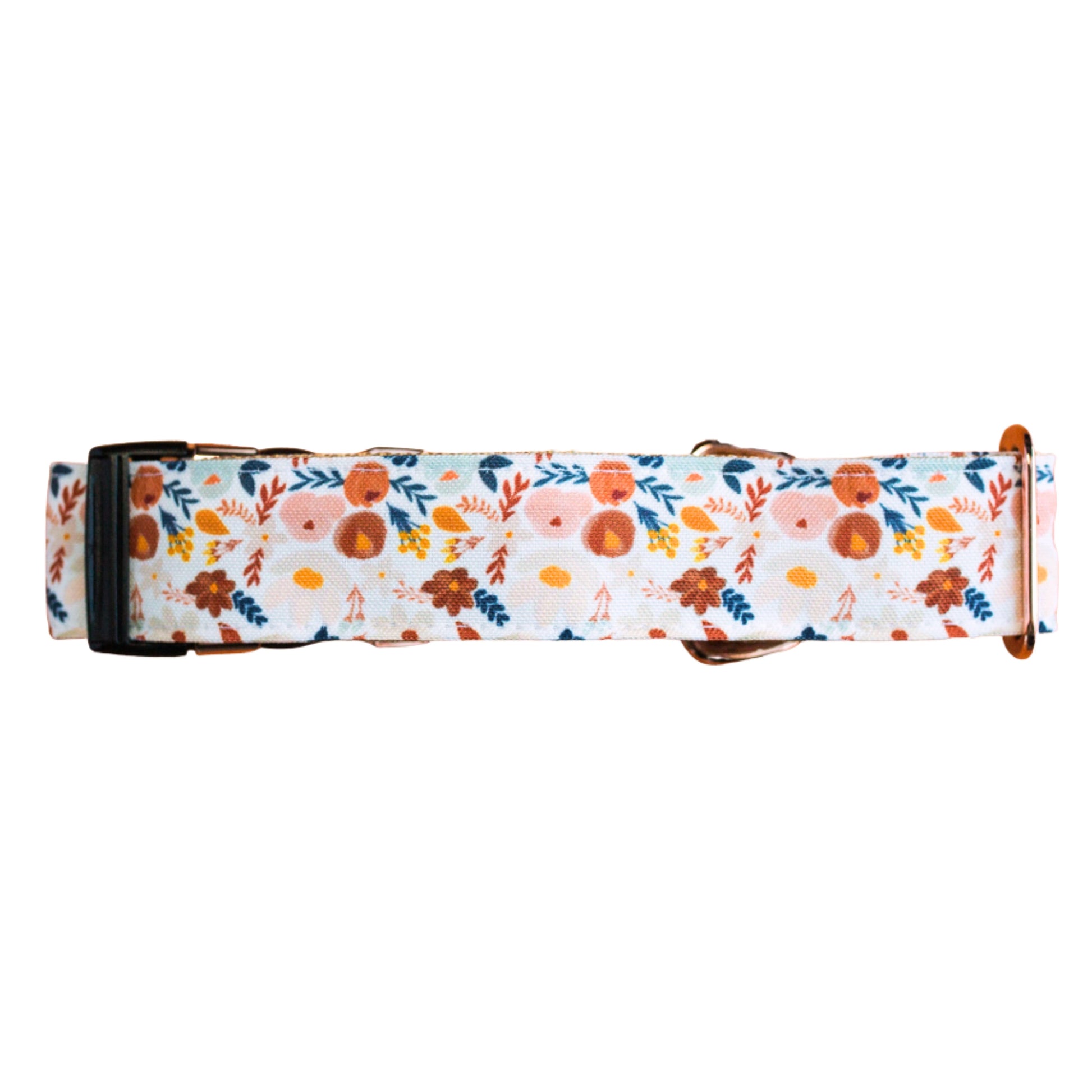 fall autumn dog collar, wide dog collar, cute dog collar, durable dog collar, rust proof dog collar 