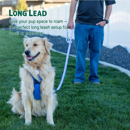 Cutesy Snowman Hands-Free Body Leash for Dogs — Lightweight, Adventure-Proof & Adjustable Holiday Dog Leash