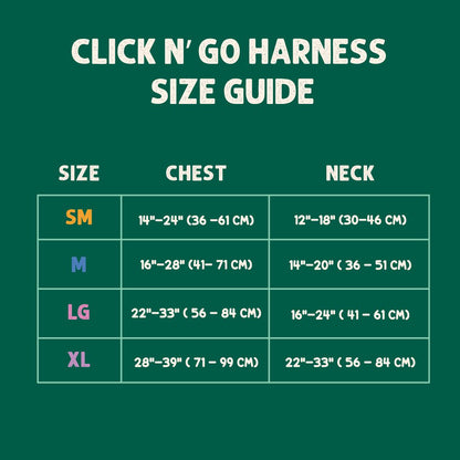 New! Click N' Go Dog Harness