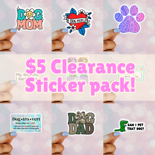 Clearance Sticker Pack