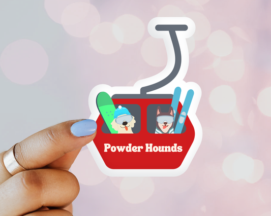 Powder Hounds Stickers