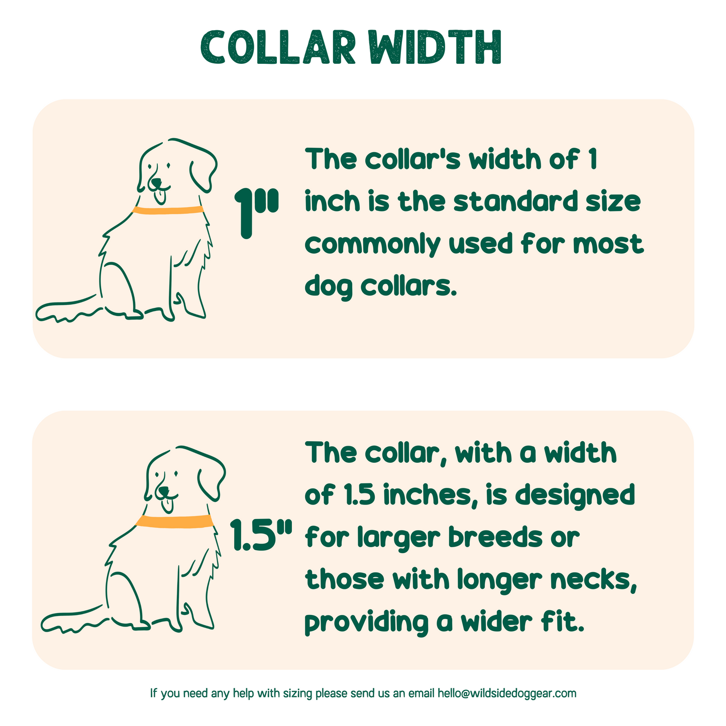 Just Peachy Water Resistant Dog Collar