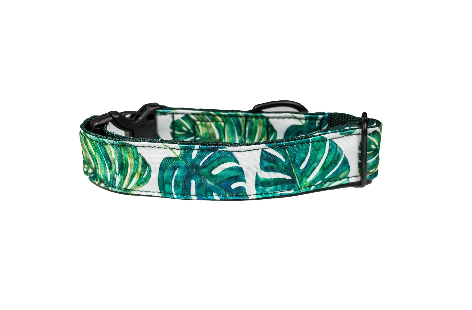 Monstera Eco-Canvas Collar - Designs By Wildside 