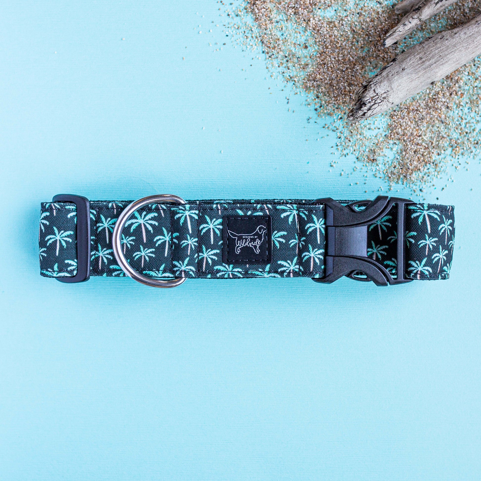 cute dog collar, tropical dog collar, puppy dog collar, wide dog collar, strong dog collar, durable dog collar, outdoor collar
